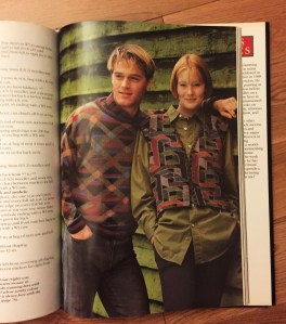 Lattice pullover and Mosaic vest