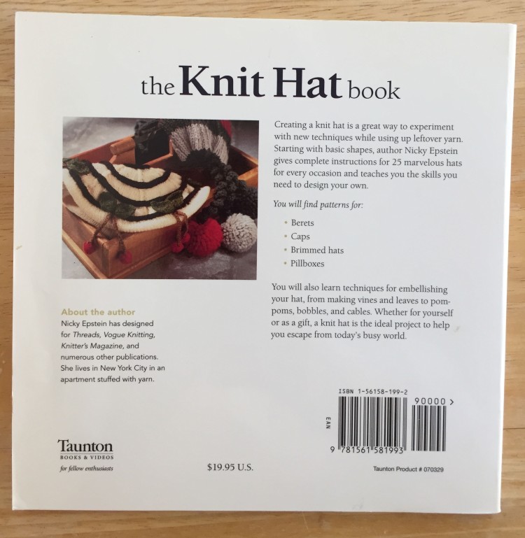 The Knit Hat Book - back cover