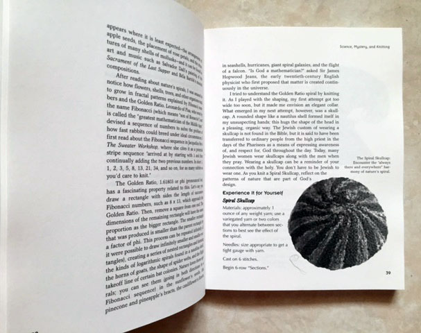 Making a knit spiral