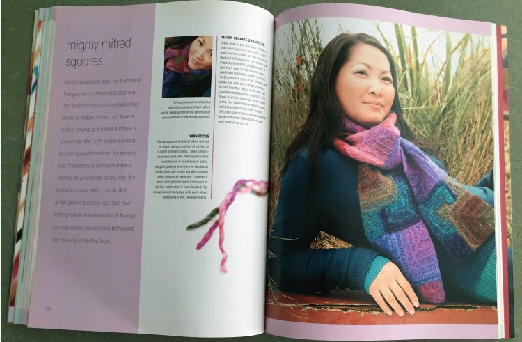 Mitered Square Scarf