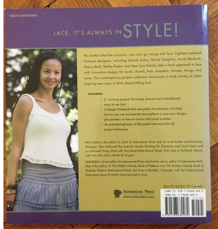 Lace Style - back cover