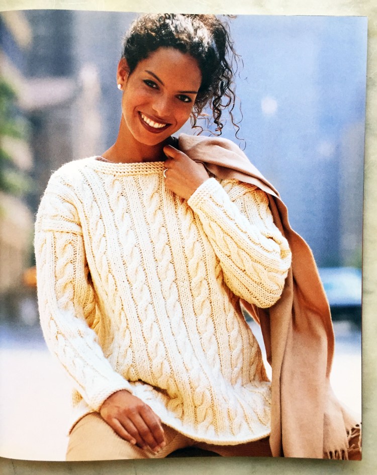 Double Cross Cabled Pullover